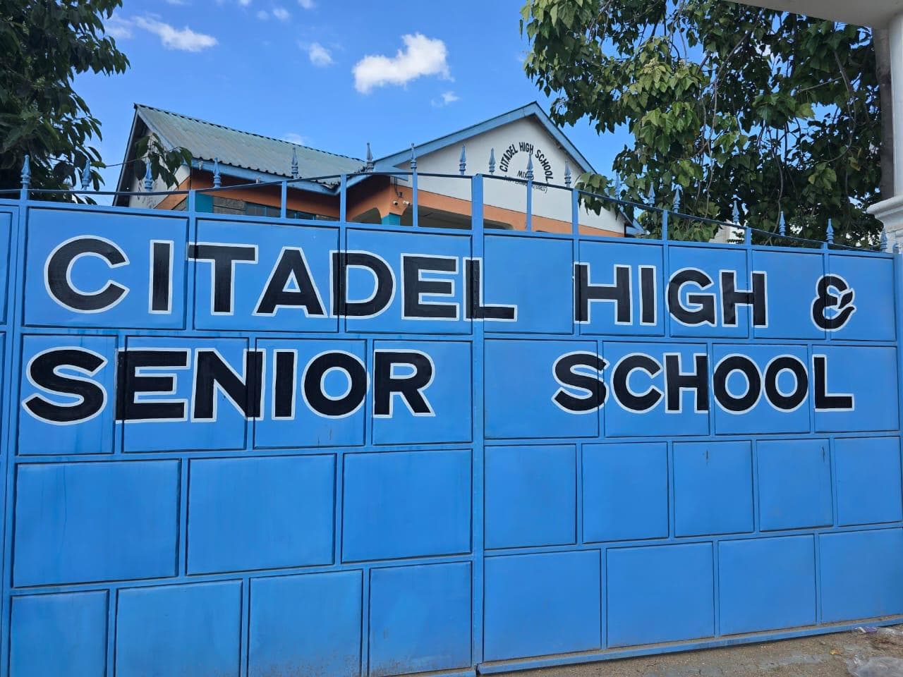 School Gate Close Up